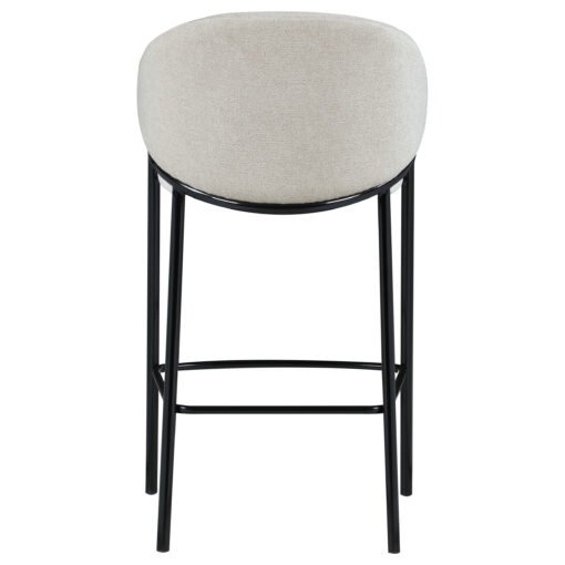 Chadwick Fabric Upholstered Bar Chair Beige (Set of 2) - Image 8
