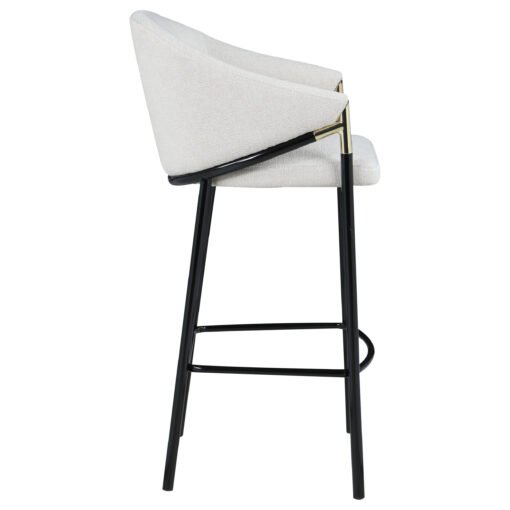 Chadwick Fabric Upholstered Bar Chair Beige (Set of 2) - Image 10