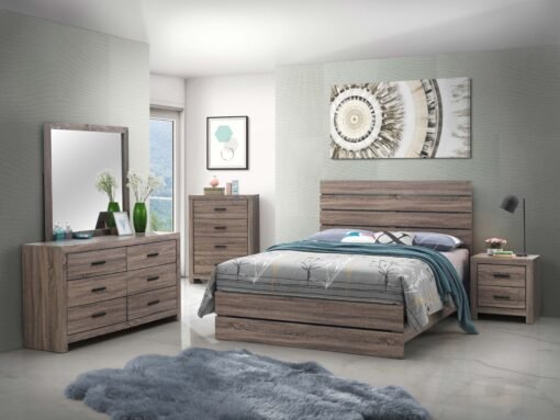 Brantford Dresser Mirror Barrel Oak - Image 6
