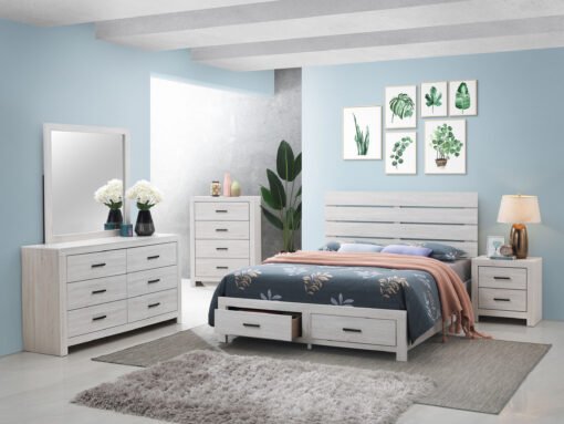 Brantford 4-drawer Bedroom Chest Coastal White - Image 13