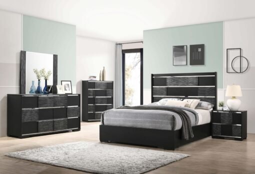Blacktoft Dresser Mirror Black - Image 5
