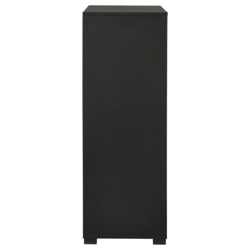 Blacktoft 5-drawer Bedroom Chest Black - Image 5