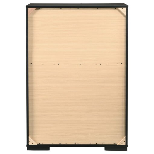 Blacktoft 5-drawer Bedroom Chest Black - Image 7