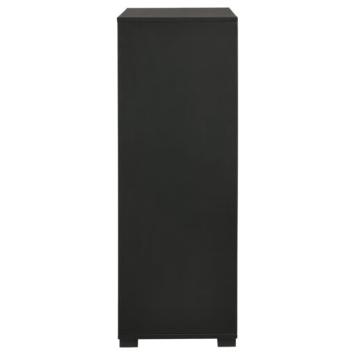 Blacktoft 5-drawer Bedroom Chest Black - Image 9
