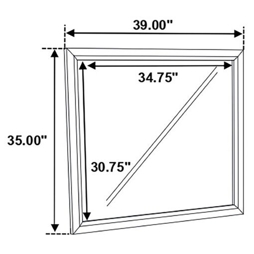 Watson Dresser Mirror Grey Oak - Image 5