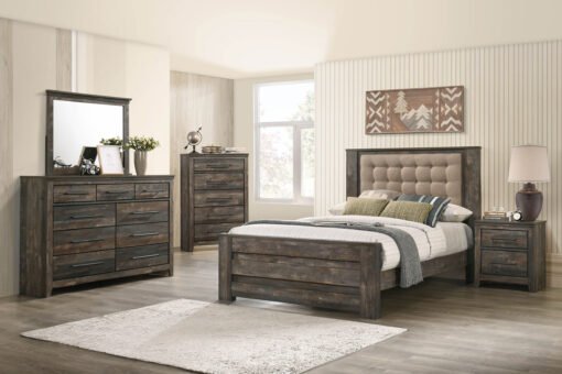 Ridgedale Dresser Mirror Weathered Brown - Image 5