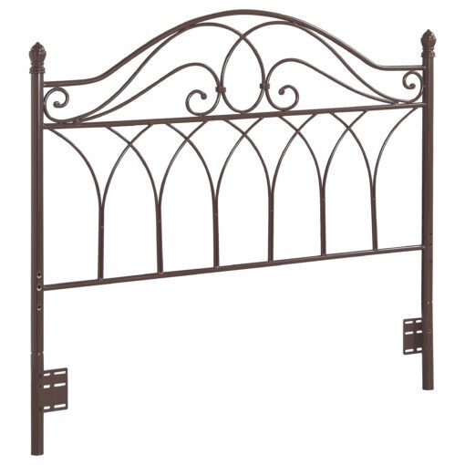 Zola Metal Queen or Full Open Frame Headboard Brown - Image 2