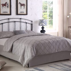 Bryant Metal Queen or Full Open Frame Headboard Black
