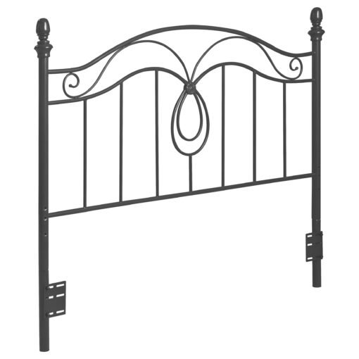 Evan Metal Queen or Full Open Frame Headboard Dark Grey - Image 2