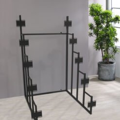 Duarto 5-tier Headboard Display Rack Black