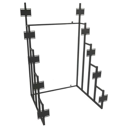 Duarto 5-tier Headboard Display Rack Black - Image 2
