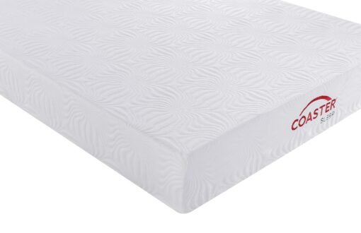 Keegan 8-inch Twin Long Memory Foam Mattress White - Image 4