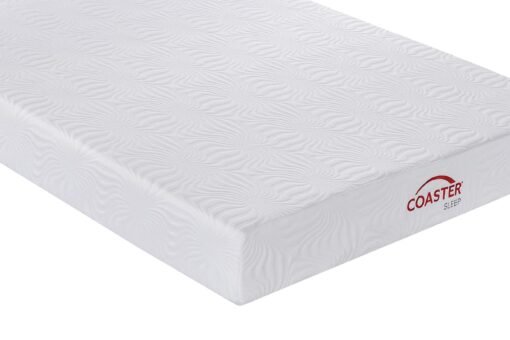 Key 10-inch California King Memory Foam Mattress White - Image 4
