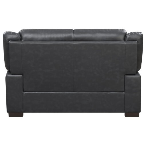 Arabella 2-piece Upholstered Padded Arm Sofa Set Grey - Image 6