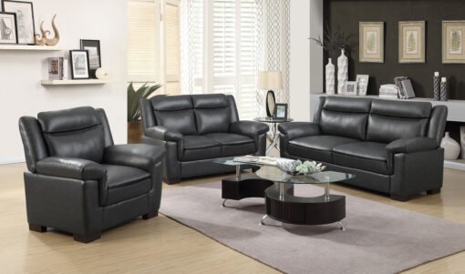 Arabella Upholstered Padded Arm Accent Chair Grey - Image 9