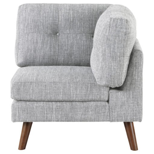 Churchill Upholstered Corner Chair Grey - Image 2