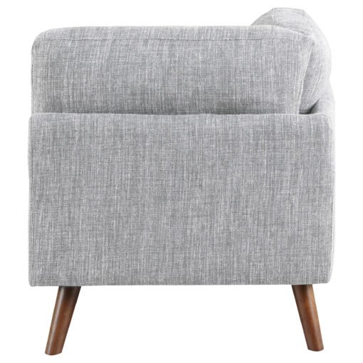 Churchill Upholstered Corner Chair Grey - Image 3