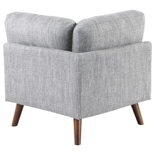 Churchill Upholstered Corner Chair Grey - Image 4