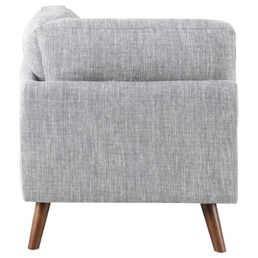 Churchill Upholstered Corner Chair Grey - Image 5