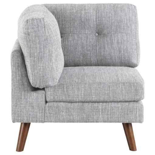 Churchill Upholstered Corner Chair Grey - Image 6