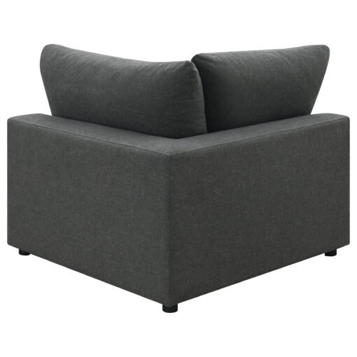 Serene Upholstered Corner Charcoal - Image 5