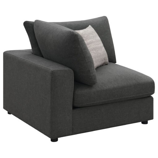 Serene Upholstered Corner Charcoal - Image 6