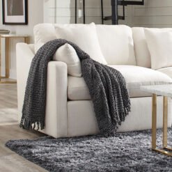 Hobson Upholstered LAF Chair Ivory