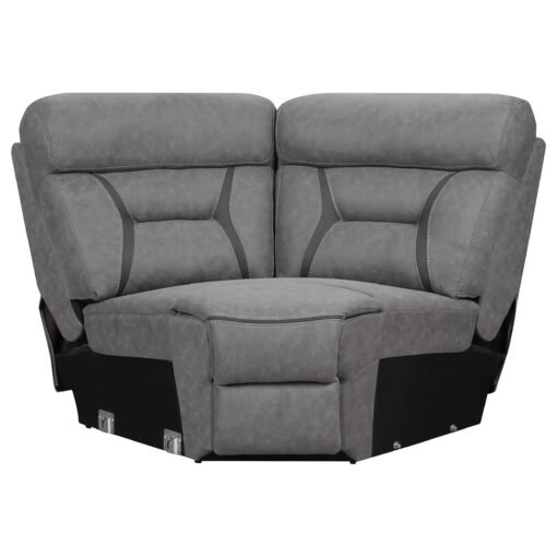 Higgins Upholstered Wedge Grey - Image 2
