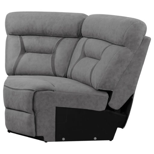 Higgins Upholstered Wedge Grey - Image 3