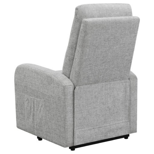 Howie Upholstered Power Lift Massage Chair Grey - Image 10
