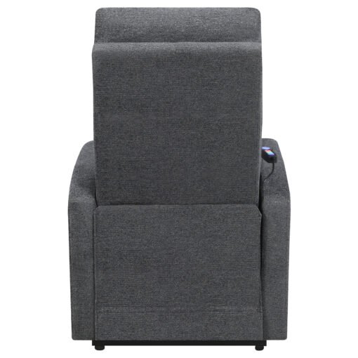 Howie Upholstered Power Lift Massage Chair Charcoal - Image 11