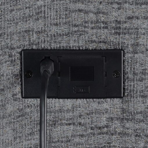 Bahrain Upholstered Power Sofa Charcoal - Image 6