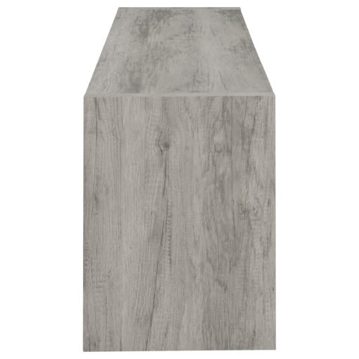 Burke 2-door Engineered Wood 71-inch TV Stand Grey Driftwood - Image 6