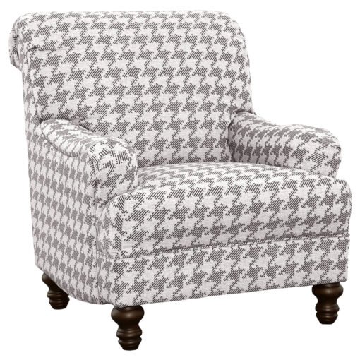 Glenn Upholstered English Arm Accent Chair Grey - Image 2