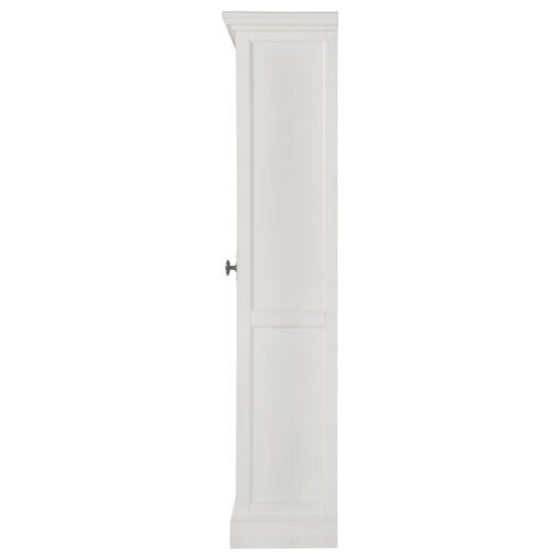 Tammi 2-door Wood Tall Cabinet Distressed White and Brown - Image 5