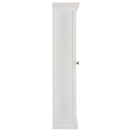 Tammi 2-door Wood Tall Cabinet Distressed White and Brown - Image 7