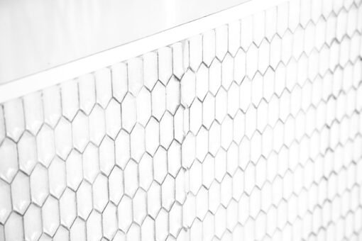 Gambon 2-door Wood Honeycomb Pattern Accent Cabinet White - Image 10