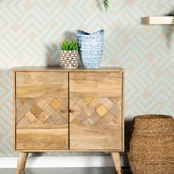 Alyssum 2-door Mango Wood Accent Cabinet Natural
