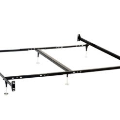 Esme California King Bed Frame Black (Headboard & Footboard)