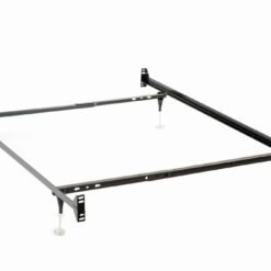 Esme Twin or Full Bed Frame Black (Headboard & Footboard)